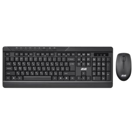 Клавиатура Беспроводная 2E MK410 black+ мышь UA UCRF