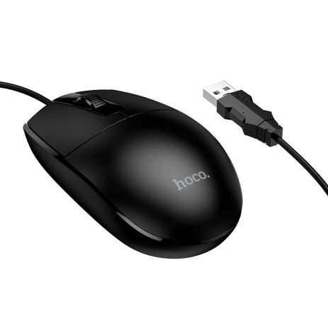 Проводная мышь Hoco GM50 black