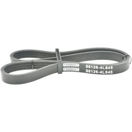 Ремень поликлиновой 4 клина (epdm+fiber) Hyundai/KIA/Toyota/Subaru/Mazda, FEBEST (881264L845)