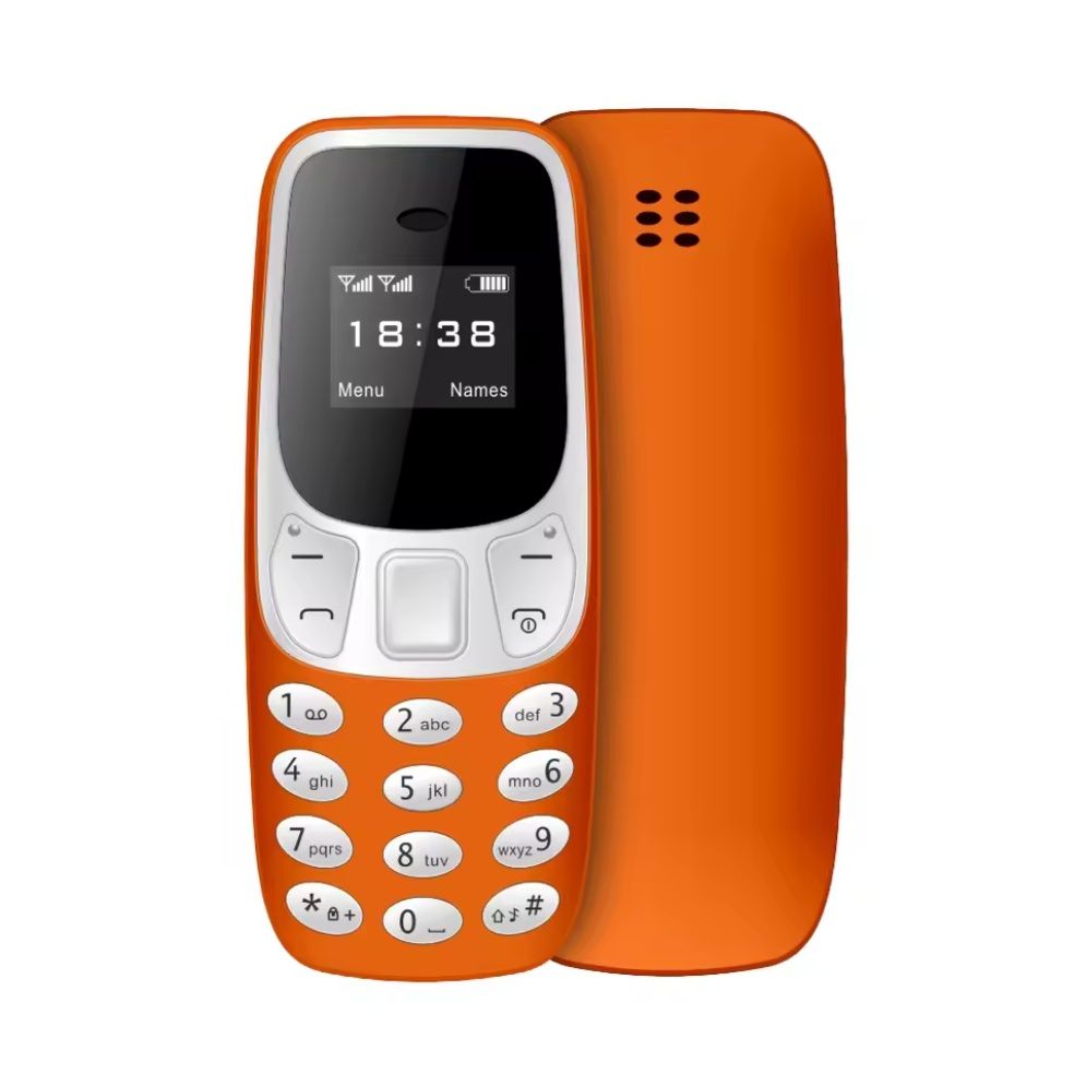 Міні телефон-гарнітура SERVO BM10, 2G, Bluetooth, TF, 68x28x12мм, 350mAh, Orange-White Міні телефон-гарнітура SERVO BM10, 2G, Bluetooth, TF, 68x28x12мм, 350mAh, Orange-White