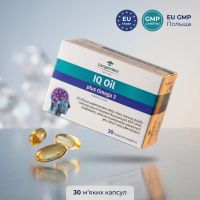 IQ Oil + Омега 3, Langsteiner, диетическая добавка, 30 капсул