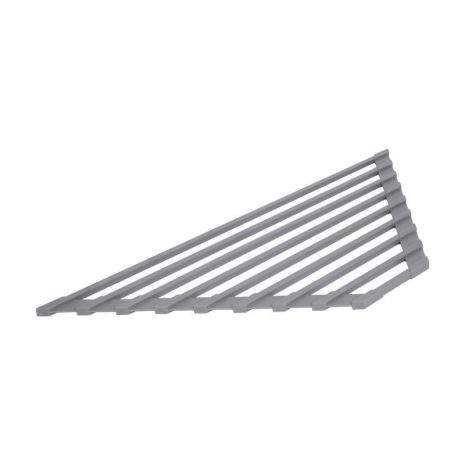Сушарка на кухонну мийку кутова Lidz Acsis LA17 Gray, квадратна основа, для посуду 430х175 мм LDACSLA17GRA49770