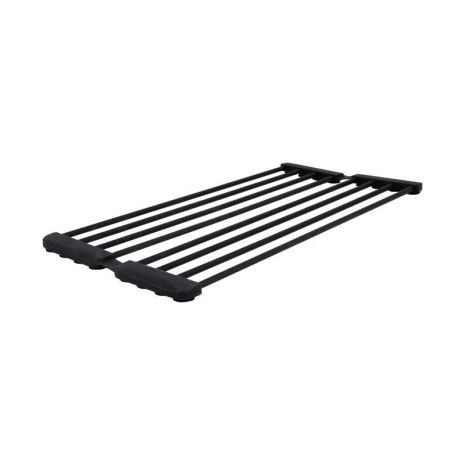 Сушарка на кухонну мийку з присоском Lidz Acsis LA09 Black, кругла основа, для посуду 440х234 мм LDACSLA09BLM49777