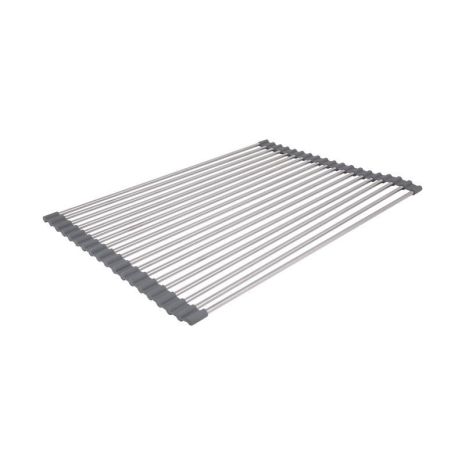 Сушарка на кухонну мийку Lidz Acsis LA01 Gray, кругла основа, для посуду 440х320 мм LDACSLA01GRA49779