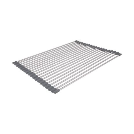 Сушарка на кухонну мийку Lidz Acsis LA01 Gray, кругла основа, для посуду 440х320 мм LDACSLA01GRA49779