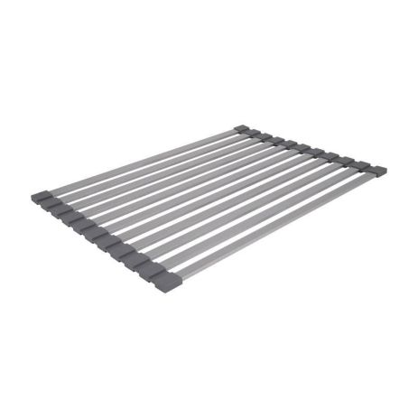 Сушарка на кухонну мийку Lidz Acsis LA13 Gray, плоска основа, для посуду 430х303 мм LDACSLA13GRA49767