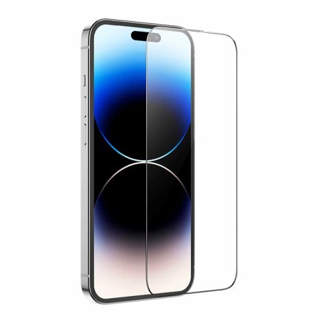 Захисне скло HOCO A34 9D Large Arc dustproof for iPhone 14 Pro Max Black