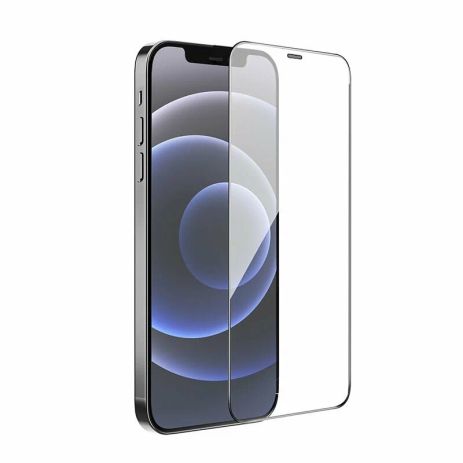 Захисне скло HOCO A34 9D Large Arc dustproof for iPhone 12 Pro Max Black