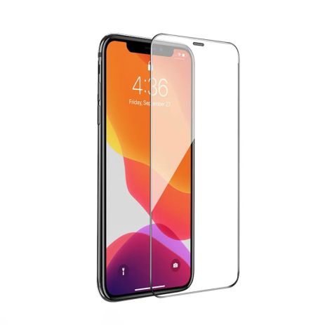 Захисне скло HOCO A34 9D Large Arc dustproof for iPhone Xr/11 Black