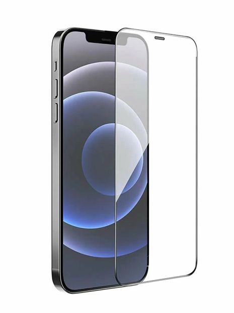 Защитное стекло HOCO A34 9D Large Arc dustproof for iPhone 12/12Pro Black