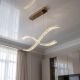 Люстра волны с кристаллами Artlight 90W до 20 м² цвет Золото 523-1200-2-C-GD Люстра волны с кристаллами Artlight 90W до 20 м² цвет Золото 523-1200-2-C-GD