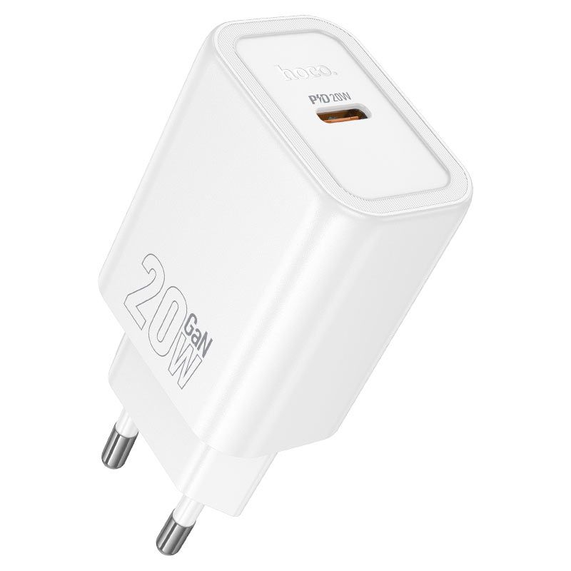 Зарядний пристрій Hoco N60 Type-C PD white Зарядний пристрій Hoco N60 Type-C PD white
