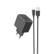 Зарядний пристрій Hoco CS11A USB чорний + кабель USB to Lightning Зарядний пристрій Hoco CS11A USB чорний + кабель USB to Lightning