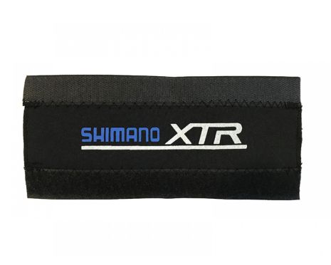 Черная защита пера / цепи SHIMANO XTR на липучке (ткань)