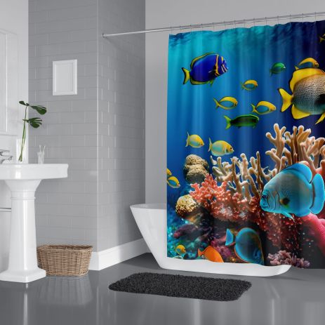 Штора для ванной UnderWater2 Tropichome 180x200 см Штора для ванной UnderWater2 Tropichome 180x200 см