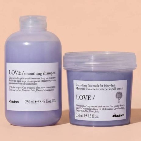 Набор Davines Love Lovely Smoothing для волос: шампунь и маска, по 250 мл