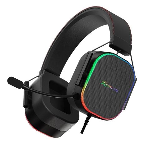 Наушники XTRIKE ME wired headset GH-606 |3.5mm*1+USB, RGB| black Наушники XTRIKE ME wired headset GH-606 |3.5mm*1+USB, RGB| black