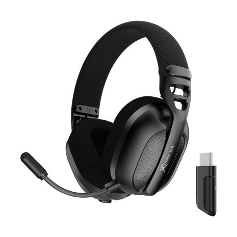 Навушники XTRIKE ME Tri-mode бездротовий headset GH-513W BK |BT6.0/2.4G/Type-C, RGB| black