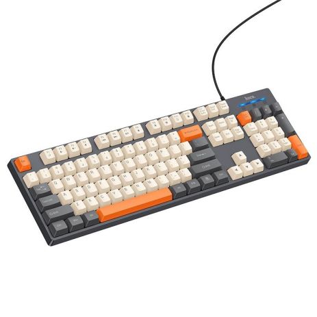 Клавиатура HOCO Murphy 3-color wired keyboard GM61 (english version) |104 keys| grey Клавиатура HOCO Murphy 3-color wired keyboard GM61 (english version) |104 keys| grey