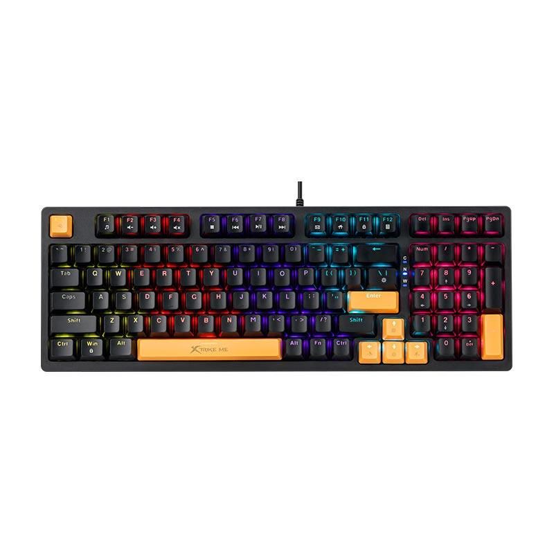 Клавіатура XTRIKE ME механічна wired keyboard GK-997 |98 Keys, RGB, EN Layout| black Клавіатура XTRIKE ME механічна wired keyboard GK-997 |98 Keys, RGB, EN Layout| black