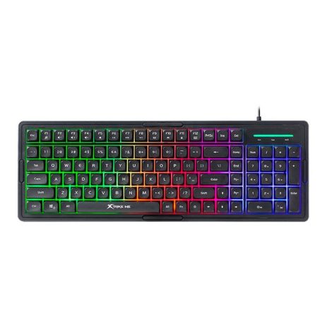Клавиатура XTRIKE ME wired keyboard KB-309 BK |100 Keys, RGB, EN Layout| black