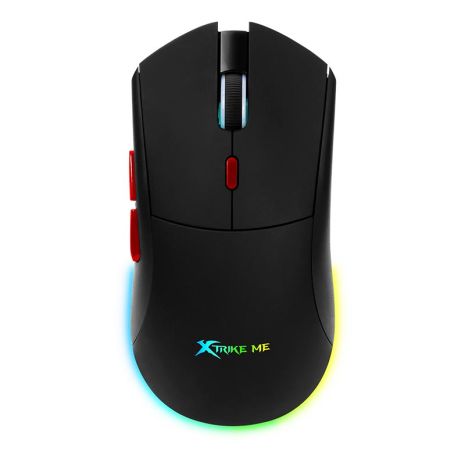 Миша XTRIKE ME Wireless Mouse GW-613 2.4G/BT5.4/Type-C, 800-10000DPI, 6 Buttons| black