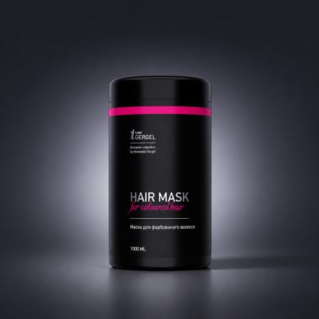 Маска для окрашенных волос GergelCare разглаживающая