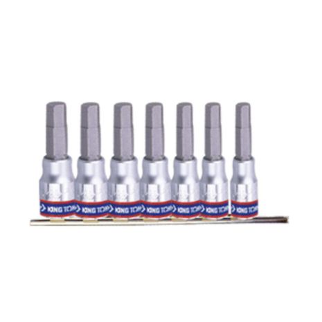 Набор шестигранных насадок (бит) 1/4", шестигранных - H3-H10 (3-10 мм)