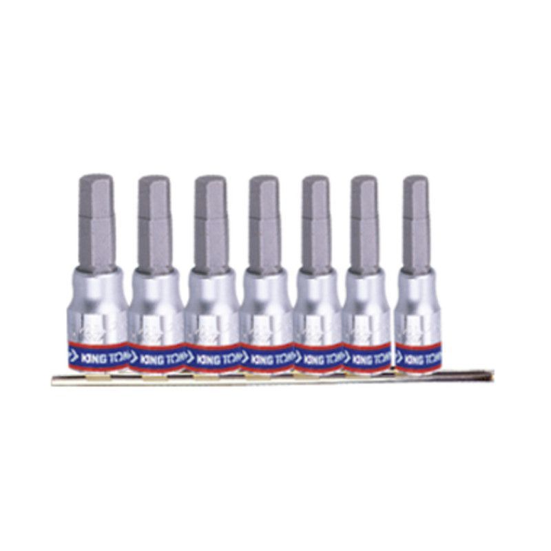 Набор шестигранных насадок (бит) 1/4", шестигранных - H3-H10 (3-10 мм) Набор шестигранных насадок (бит) 1/4", шестигранных - H3-H10 (3-10 мм)