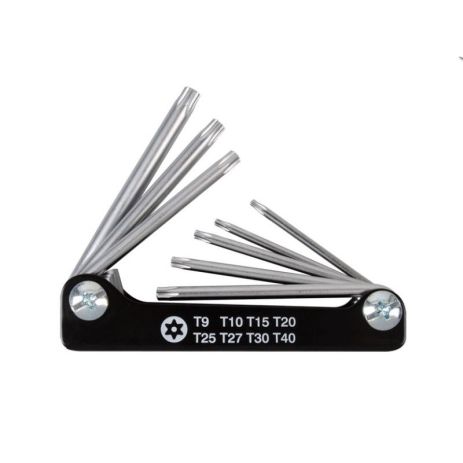 Набор TORX 8 ед. (Т 9-Т40) с отверстием в рукоятке