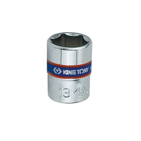 Головка торцевая хромированная 1/4" KING TONY, 11мм (6 гранн.)