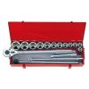 Набор головок 3/4" 16 ед. 6-ти гранные (21-50мм)