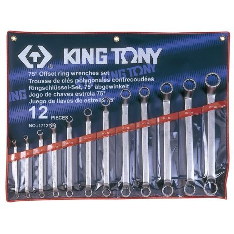 Набір накидних ключів 12 шт. (6-32мм) KING TONY 1712MR