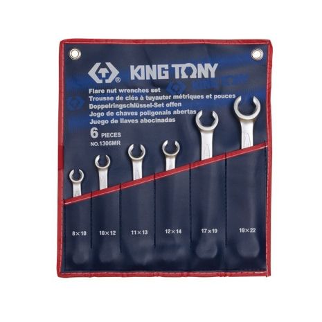 Набір гайкових ключів 6 шт. 8-22 мм від KING TONY 1306MR