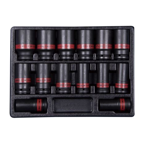 14 предметний набір 1/2"DR. 6PT Impact Socket Set для Trolley, KING TONY 9-6414SP