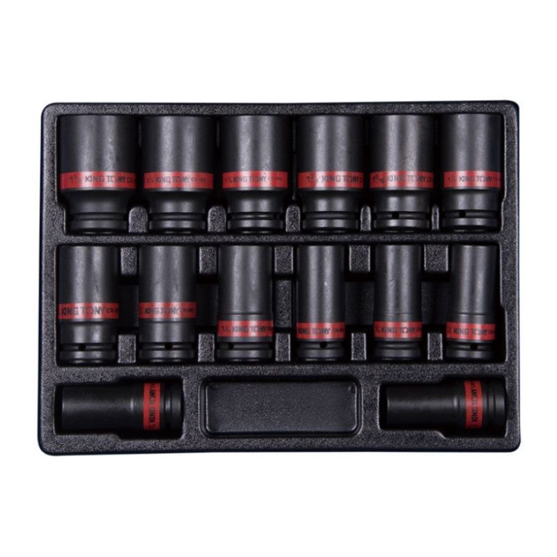 14 предметний набір 1/2"DR. 6PT Impact Socket Set для Trolley, KING TONY 9-6414SP 14 предметний набір 1/2"DR. 6PT Impact Socket Set для Trolley, KING TONY 9-6414SP