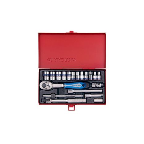 Набор головок 1/4" 19 ед. 6-ти гранные, (4-13mm)
