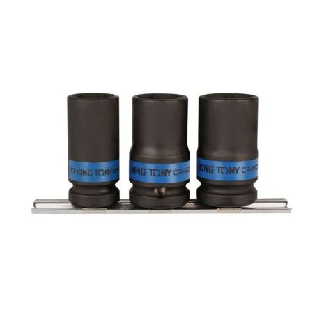 Набір головок 1/2" ударних 17-21 мм 3 ін. KING TONY 4423MP Набір головок 1/2" ударних 17-21 мм 3 ін. KING TONY 4423MP