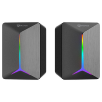 Акустика для ПК Meetion Wired Meetion Speaker MT-SP2011 | AUX + USB, 3W * 2, RGB | black