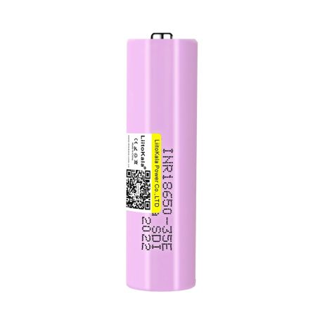 Аккумулятор LiitoKala 35E (с носиком) 3500mAh (3.7V 25А) INR 18650 высокотоковый, Purple