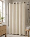 Шторка для душу тканинна з люверсами 180*180 см 200/grey-beige Шторка для душу тканинна з люверсами 180*180 см 200/grey-beige