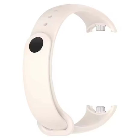 Ремінець Metal-Silicone з металевим кріпленням для Xiaomi Mi Band 8/8 NFC, Mi Band 9, Mi Band 10 Original Design Ivory White Ремінець Metal-Silicone з металевим кріпленням для Xiaomi Mi Band 8/8 NFC, Mi Band 9, Mi Band 10 Original Design Ivory White