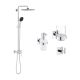 Душова система Grohe QuickFix Vitalio Comfort 26985001 з набором аксесуарів BF40961SC