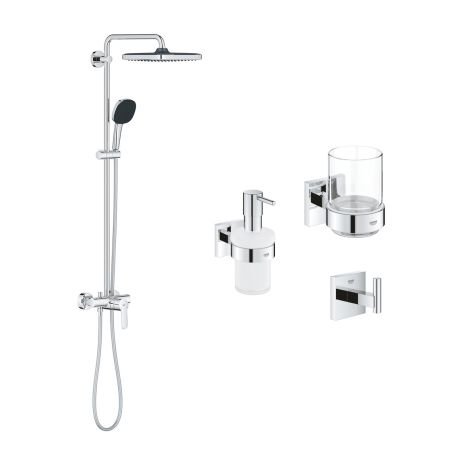 Душова система Grohe QuickFix Vitalio Comfort 26985001 з набором аксесуарів BF40961SC
