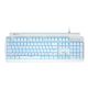 Клавіатура Meetion USB Wired механічний gaming keyboard blue switch MK600MX (ukrainian version) | 105 keys | white