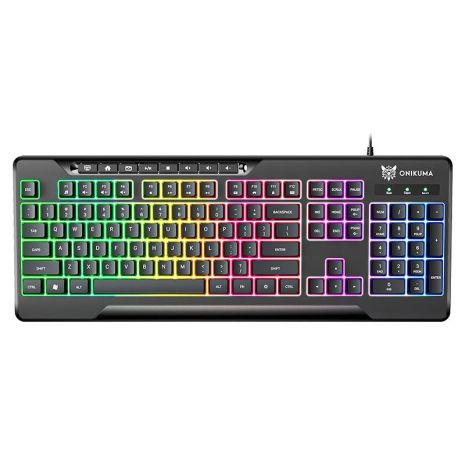 Клавиатура Onikuma wired gaming RGB keyboard 104 Keys G32 |ENG Layouts| black