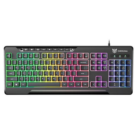 Клавіатура Onikuma wired gaming RGB keyboard 104 Keys G32 | ENG Layouts | black