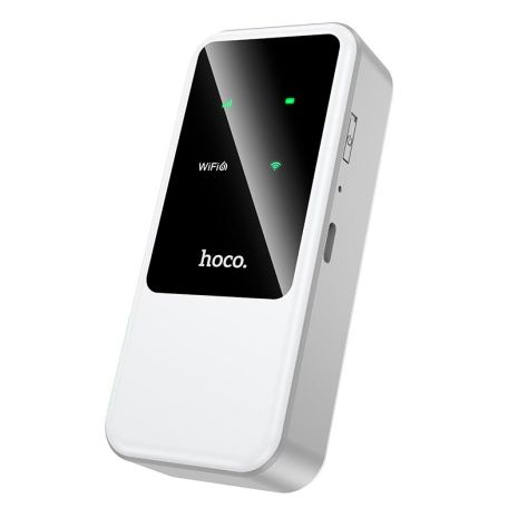 4G портативний роутер HOCO Mobile portable WiFi HI42 (Europe Asia and Africa) | 2.4g/WIFI6, 8h, 802.11ax/b/g/n| white
