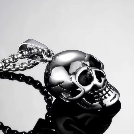 Чоловічий кулон Skull череп підвіска з черепом 3D Чоловічий кулон Skull череп підвіска з черепом 3D