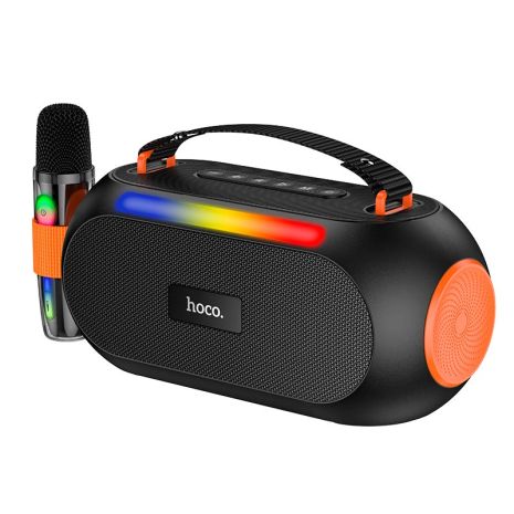 Акустика-караоке HOCO Cool portable BT дисплей з одним мікрофоном DS64 |BT5.3, TWS, 30W| black